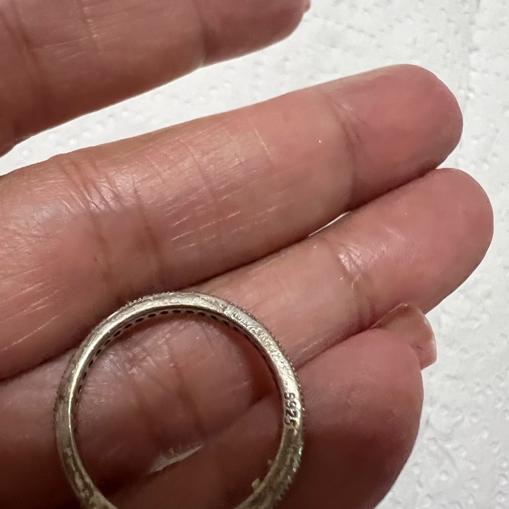 String Silver 925 Wedding Ring - image 2